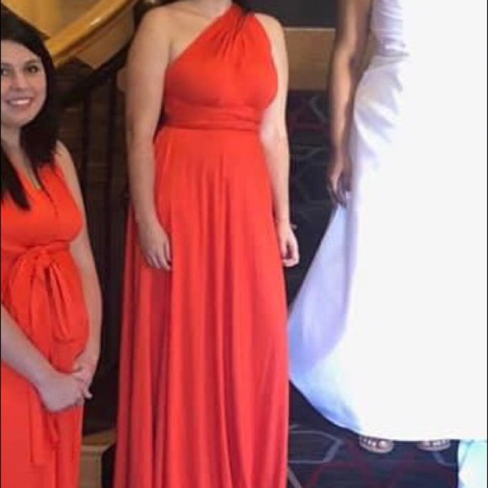 Burnt Orange Infinity Dress (Long)
